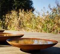 Bac à eau/planteur en acier Corten/Carbone, foyer extérieur sur mesure 60-200cm, épaisseur 3-12mm, foyer portable pour jardin, décoration extérieure