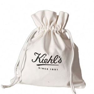 Bolsas de Lona de Algodón Ecológicas al por Mayor con Logotipo Personalizado y Cordón de Seguridad para Mascarillas - Empaque para Regalo - Product Image 1