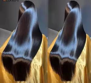 生のインド人用ヘアーベンダーグルレス360フルクロージャーHDレースフロントブラック女性用ストレートロングヘアレースフロントベンダー - Product Image 3