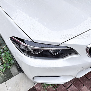 Cubiertas Decorativas para Faros Delanteros de Coche, para BMW Serie 2 F22 F23 2015-2019, Aspecto Negro Brillante/Carbono, Kit de Carrocería Tuning - Product Image 6