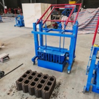 Machine manuelle de fabrication de briques sans moteur, presse à main pour blocs de terre-ciment emboîtables, équipement de chantier de construction en Afrique