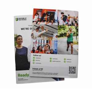 Carnet de notes de qualité supérieure avec reliure à cheval, brochure d'entreprise simple, livret A5 A6 A7, format personnalisé pour la promotion de la marque - Product Image 3