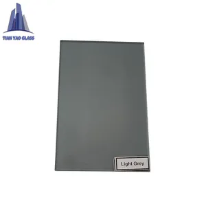 Buon prezzo 4mm 5mm 5.5mm 6mm 8mm 10mm nero F-verde blu scuro grigio Euro bronzo colorato fornitore di vetro Float