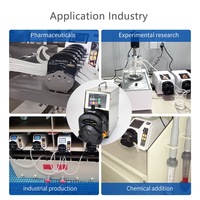 Untuk JIHPUMP AC 100V/220V/240V dioperasikan dengan tangan pompa peristaltik cairan kental industri aliran besar 13.2L/min AC