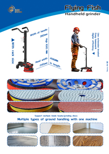 Levigatrice per Calcestruzzo Portatile da 250mm con Motore per Uso Edile, Alta Efficienza, Levigatura e Lucidatura Automatica (220V/380V) - Product Image 3