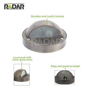 Lumière d'escalier de Noël, lumière de sol, lumière de terrasse, en laiton coulé, LED extérieure pour l'éclairage paysager de <span class=keywords><strong>jardin</strong></span>, étanche, basse tension - Product Image 4