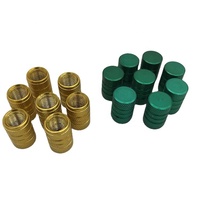 MAXFORD Bouchons de valve de pneu pour vélo et voiture, capuchons de tige de valve anti-poussière pour vélos et roues