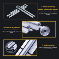 Rail linéaire HLTNC SBR16 de 100-6000 mm avec 2 blocs de roulement linéaire SBR16UU pour routeur CNC, imprimante 3D et applications DIY