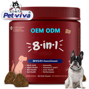 ペットの落ち着いたソフトチューズカモミールL-トリプトファンメラトニン合成物とリラックス不安解消は犬のためのサプリメントを扱います - Product Image 5