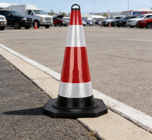 Conos de Seguridad Vial de 700 mm con Anillo, Señalización de Advertencia para Carreteras, Venta al Por Mayor de Fábrica - Product Image 3