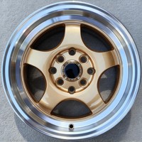 En stock, jantes de voiture 14x6, 15x7, 16x7, 4x100, 4x114.3, 5x100, 5x114.3 pour JDM Mazda Mx-5 Civic Accord Mini Cooper Racing Rim