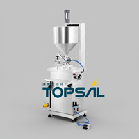 Machine de remplissage verticale pneumatique en acier inoxydable pour pâtes et liquides