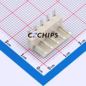 ZX-VH3.96-5PWZ-GW Wire-to-Board Pin Header Bent Lead Through Hole,P=3.96mm Connector 1x5P 3.96mm Right Angle Insert VH - Product Image 1