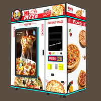 Distributeur automatique de pizzas entièrement automatique pour aliments chauds