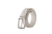 Ceinture en cuir PU classique pour homme, nouveau design, avec motif en relief, boucle à ardillon en cuir, taille personnalisable pour homme