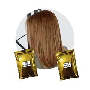 Organic ISO Halal GMP Certified Herbal Light Brown Semi-Permanent <b>Hair</b> Color <b>Dye</b> Powder Form 100% Cover <b>Grey</b> <b>Hair</b> Manufacturer - Product Image 3