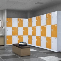 Casier démontable en plastique ABS pour rangement en classe de maternelle Casier de gymnastique assemblé pour les bureaux