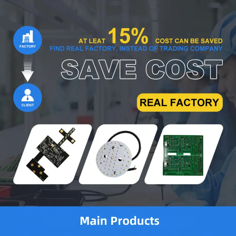 LED PCB aluminium bulat SMD 12W lampu papan sirkuit elektronik pabrikan OEM dengan Pcb LED layanan satu atap perakitan SMT DIP