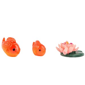 Dp Miniature Resin Fish And Lotus Decorations For Aquarium <b>Ornament</b> Modern Style - Product Image 5