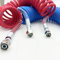 Adaptateur de tuyau d'air d'aérographe à bobine à ressort avec outil de connexion de raccords de taille 1/8 "pour pièces de compresseur d'air de pistolet de pulvérisation