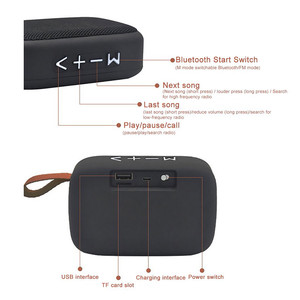 Altavoz Bluetooth Inalámbrico de Tela Artística, Altavoz Portátil Creativo con Radio FM, Tarjeta TF, Reproductor de Audio USB, Mini Subwoofer, Regalo, Altavoces Inalámbricos G2 - Product Image 4
