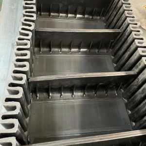 T Cleat TC serisi ısıya dayanıklı yanak ile Corrugated heng oluklu dik açı konveyör bant kesme hizmeti içerir - Product Image 1