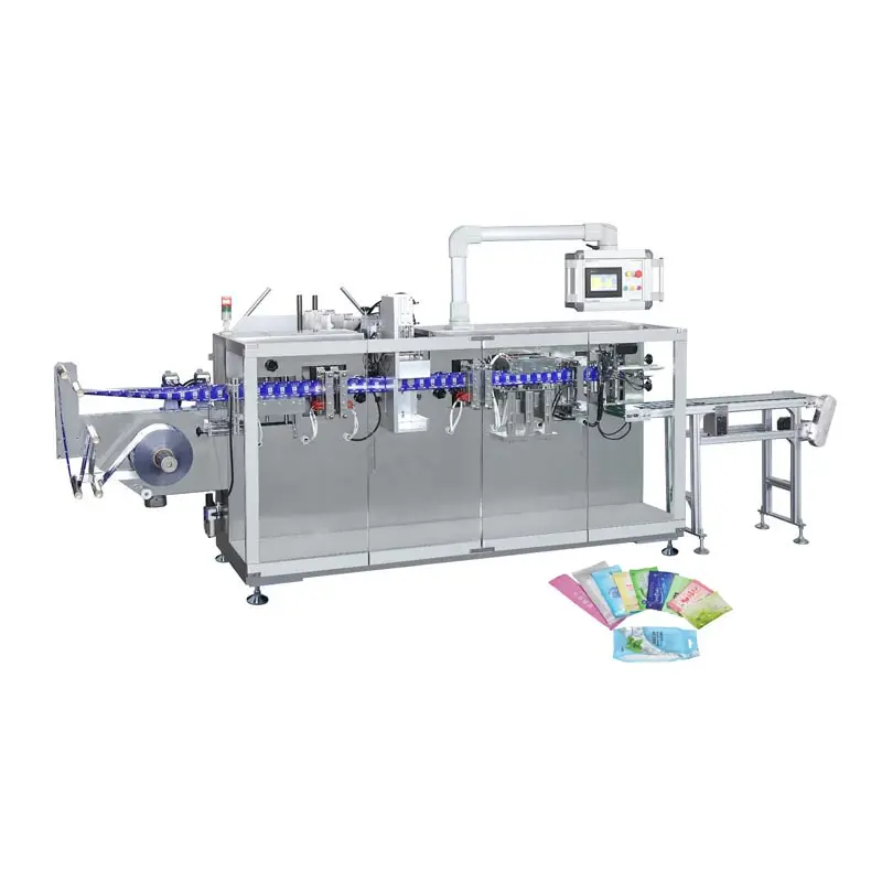 Khăn lau ướt khăn máy làm/khăn lau ướt đơn sản xuất máy đóng gói đa sử dụng khăn lau ướt Máy làm