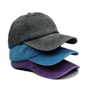Wholesale 6 Panel Blank Distressed Hat Custom Washed <b>Baseball</b> <b>Cap</b> Logo Embroidery Retro Vintage Cotton Dad Hat Sports <b>Cap</b> Gorras - Product Image 2