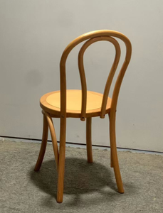 Silla de Restaurante Moderna Comercial de Madera Curvada con Asiento de Roble Macizo, Patas Cónicas y Diseño Duradero - Product Image 5