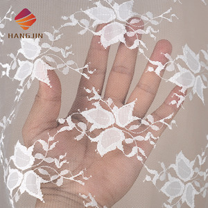 Tela <span class=keywords><strong>de</strong></span> <span class=keywords><strong>Encaje</strong></span> Francés Blanco con Patrón Floral, Malla Suave Bordada en Color Marfil, <span class=keywords><strong>Encaje</strong></span> Chantilly para Vestidos <span class=keywords><strong>de</strong></span> Novia - Product Image 2