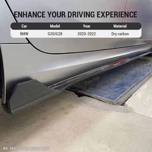 Kit Carrozzeria Auto, Minigonne Laterali in Fibra di Carbonio Secca G28 per <span class=keywords><strong>BMW</strong></span> Serie 3 2020-2022 Passo <span class=keywords><strong>Lungo</strong></span> - Product Image 2