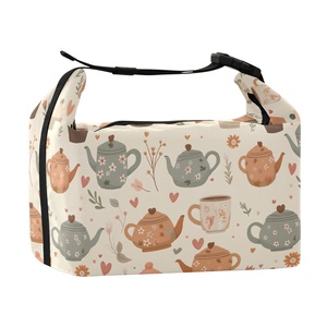 Hawaii Tropical Custom Vintage Teapot Lunch Bag Warm Cooler Bag - Product Image 2