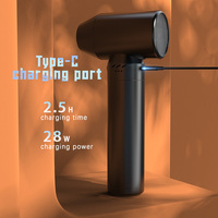 Pistolet à air comprimé sans balais portable, 500W, entièrement métallique, rechargeable, avec régulation de vitesse à 4 niveaux, souffleur d'air électrique