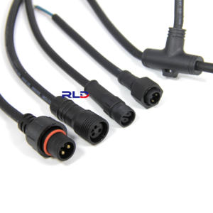 圣诞发光二极管灯2针3路防水电线T连接器 - Product Image 1