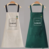 Tablier de cuisine domestique imperméable et anti-taches, spécial restauration, nouveau modèle d'été fin, vêtement de travail personnalisable avec logo pour hommes adultes