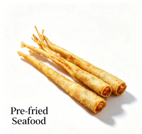 Produits de la mer semi-finis : Bâtonnets de crevettes panés, en-cas croustillants de fruits de mer