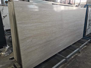 Muestra Gratuita de <span class=keywords><strong>Piedra</strong></span> <span class=keywords><strong>Artificial</strong></span> de Gran Formato 1200x2700, <span class=keywords><strong>Piedra</strong></span> Sinterizada Travertino <span class=keywords><strong>para</strong></span> Baño, Sala de Estar, Comedor al Aire Libre - Product Image 1