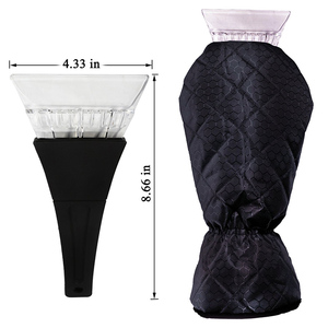 Durable Gants Chauds Grattoir pelle à <span class=keywords><strong>Neige</strong></span> Glace Brosse Suppression Hiver chaud gant Gant <span class=keywords><strong>de</strong></span> Grattoir <span class=keywords><strong>De</strong></span> Glace - Product Image 2