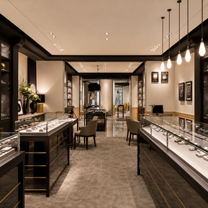 Customizable Luxury <b>Watch</b> Showcase Anti Theft Display Cabinet For <b>Watch</b> Boutique And Jewelry Store Interior - Product Image 5