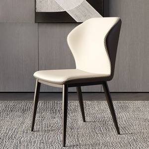 <span class=keywords><strong>เก้าอี้</strong></span>ทานอาหาร PU ดีไซน์หรูหรา สีสันสดใส พร้อมขาโลหะ ฟองน้ำความหนาแน่นสูง ราคาขายส่งจากโรงงาน สำหรับร้านอาหาร - Product Image 3