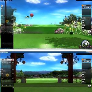 Simulateur de golf avec moniteur de lancement, analyseur de swing 3D, système d'entraînement de golf en salle et parcours de golf virtuel - Product Image 6