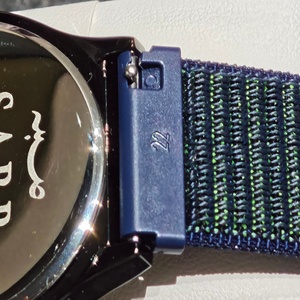 New Casual Fashion Arabic Digital Business Quartz Watch Men's Sabr Watch <b>Lightweight</b> Skin Friendly Soft Velcro Strap - Product Image 6