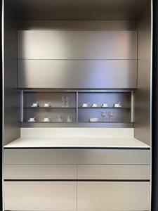 Tùy chỉnh ẩn lưu trữ sideboard được xây dựng trong tủ rượu với LED chiếu sáng Kệ ngăn kéo lưu trữ - Product Image 2