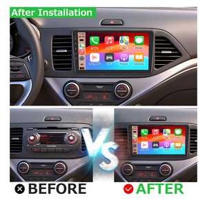 Navegación para Auto Android 15 (Volante a la Izquierda) Carplay para <span class=keywords><strong>Kia</strong></span> <span class=keywords><strong>Picanto</strong></span> 2011-2016, Android Auto, DVD de 9 Pulgadas, WiFi de Doble Banda 2.4G/5G, BT5.4 - Product Image 2