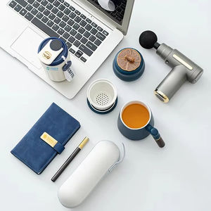 Logotipo personalizado Regalo de recuerdo corporativo Artículo Regalos promocionales Práctico masajeador Taza Juego de regalo - Product Image 4