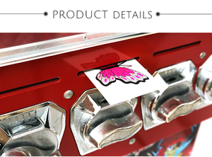 Hình xăm Máy bán hàng tự động độc đáo bán buôn sản phẩm mới ngoài trời Sticker Sticker Sticker tem đỏ Máy bán hàng tự động - Product Image 6