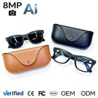 Lunettes intelligentes MT5 ultra, enregistrement vidéo, capture de photos, reconnaissance d'images, assistant vocal, lecture de musique, IA, caméra double 8MP