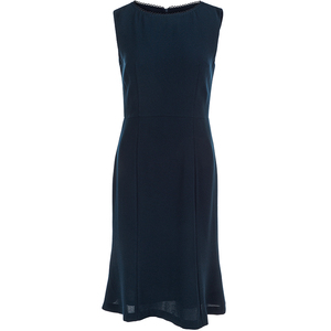 Abito da Donna Primavera Autunno Senza Maniche Stile Ufficio OL a Forma di X Lunghezza al Ginocchio Collo a Barca Elegante Orlo a Sirena Gonna a Coda di Pesce - Product Image 6