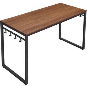 La migliore vendita di legno scrivania per l'home Office rettangolare tavolo da studio Computer <span class=keywords><strong>con</strong></span> 8 Hooksfor salotto T0926 - Product Image 4
