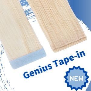 100% <span class=keywords><strong>capelli</strong></span> umani europei nuove estensioni dei <span class=keywords><strong>capelli</strong></span> del nastro del genio invisibile doppia trama del nastro del genio disegnato lungo senza cuciture ins - Product Image 4